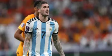 El volante de la Selección Argentina utilizó su cuenta de Instagram para expresarse antes de la final del Mundial de Qatar 2022