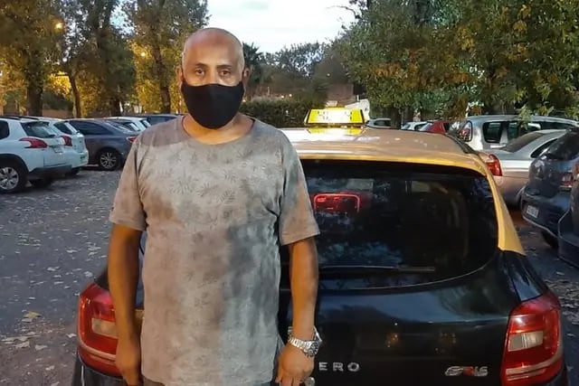 Gustavo Beatriz, el taxista que se desnudó frente a una periodista