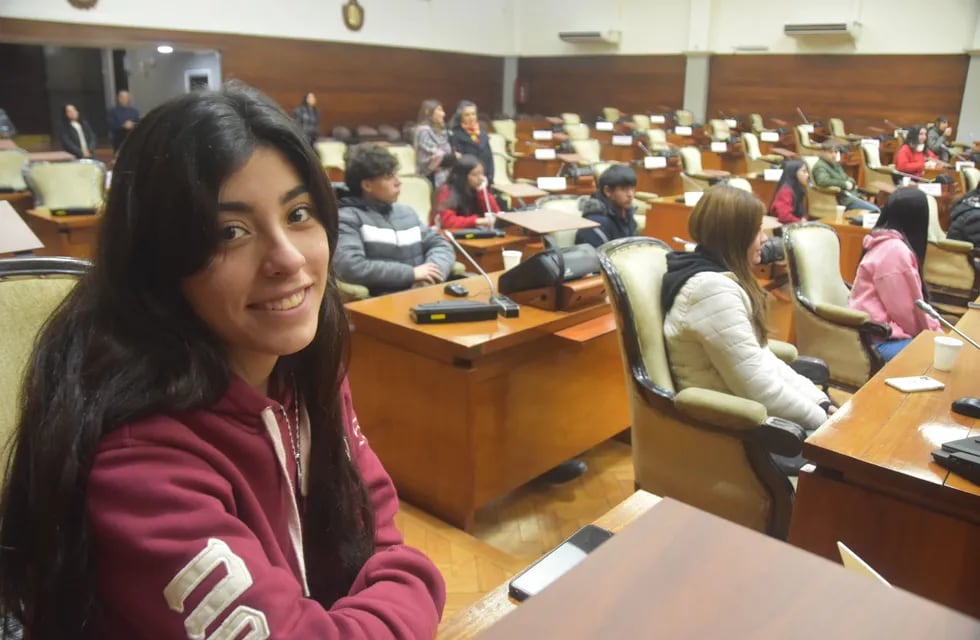 Los alumnos del Colegio "Teodoro Sánchez de Bustamante" conocieron el recinto donde se celebra las sesiones de la Legislatura de Jujuy.