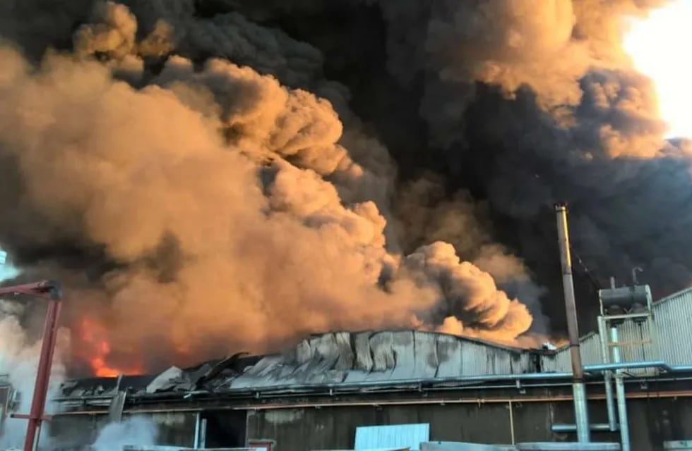 Incendio en La Plata.