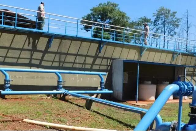 La planta de tratamiento de agua de Puerto Libertad ya recibe agua del Uruguaí