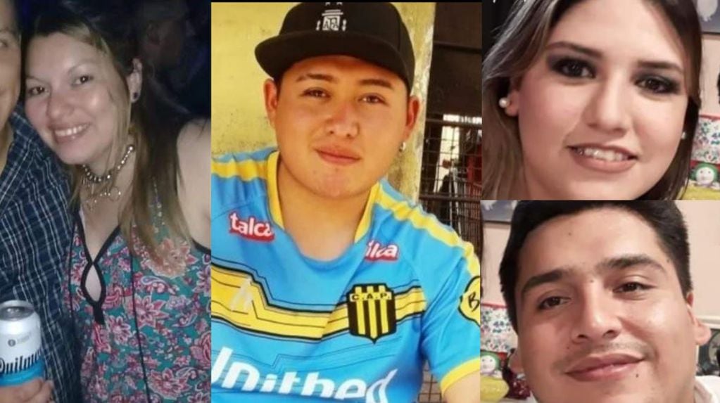 Las cuatro víctimas de los asesinatos en Salta.