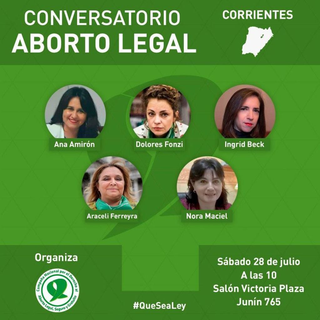Conversatorio del aborto legal.