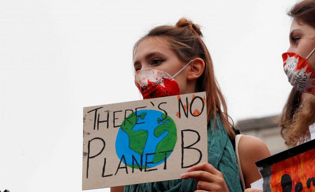 Manifestaciones por el cambio climático (Archivo/AP).