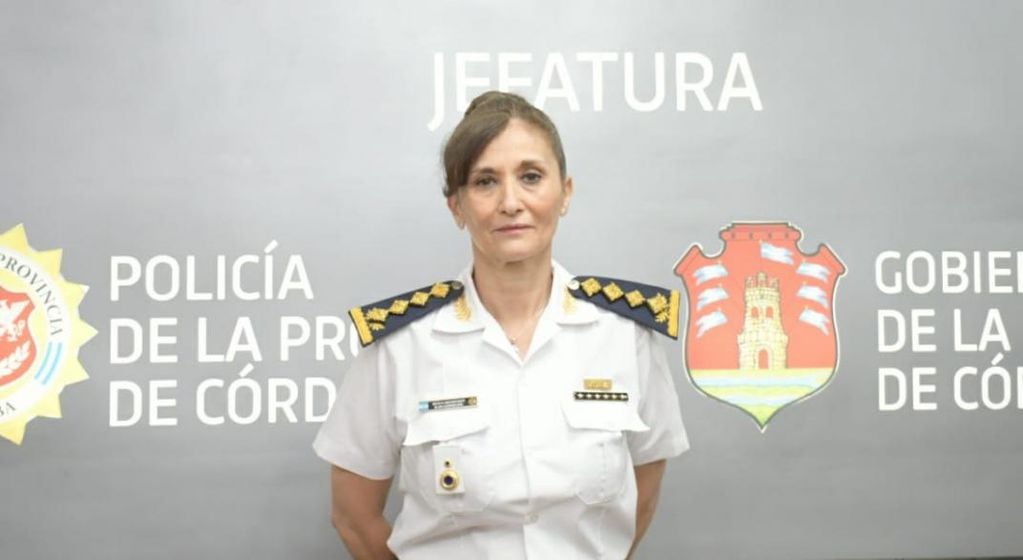 Liliana Rita Zárate Belletti, jefa de la Policía de Córdoba (La Voz). 