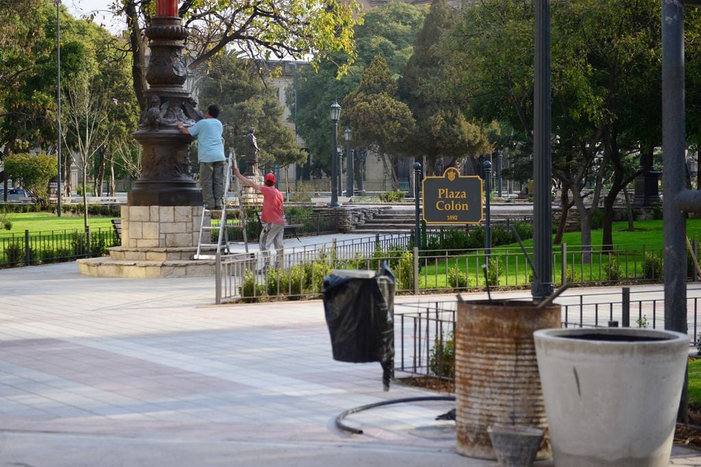 La Plaza Colón muestra su nueva cara desde este lunes  (Nicolás Bravo / La Voz).