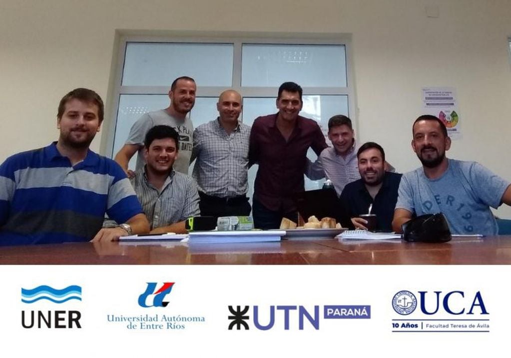 Los coordinadores de UNER, UADER, UTN y UCA conformaron la Mesa Interuniversitaria del Deporte.