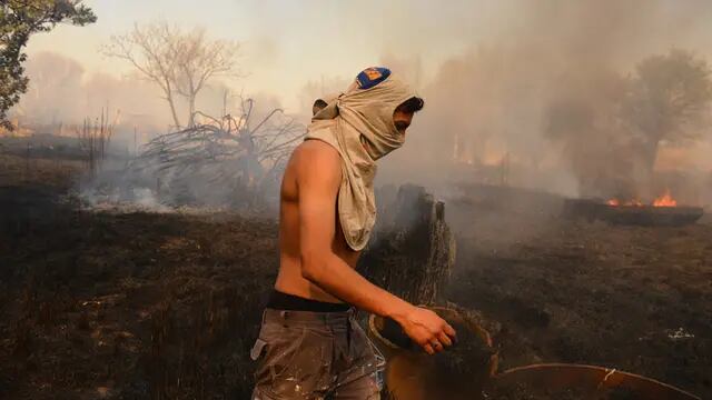 Incendio en Chacras de la Merced