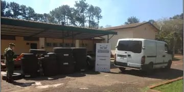 Incautan neumáticos de contrabando en Colonia Victoria