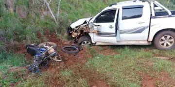 San Vicente: accidente se cobró la vida de un motociclista
