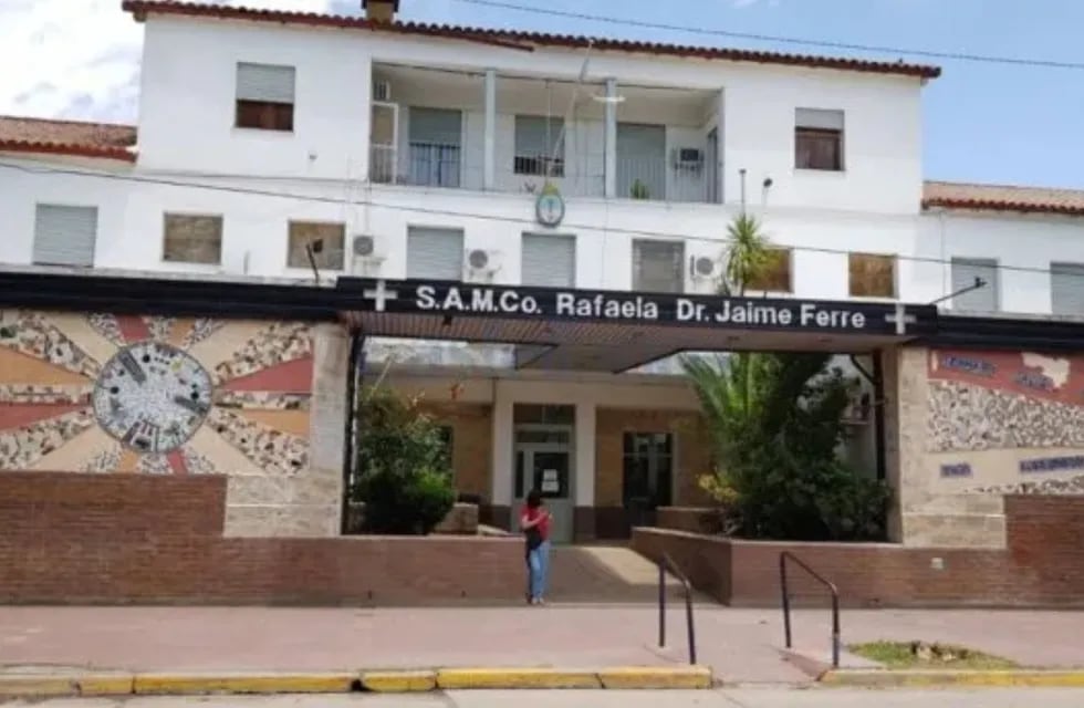 El hospital Farré de Rafaela (Gentileza Diario Uno Santa Fe).