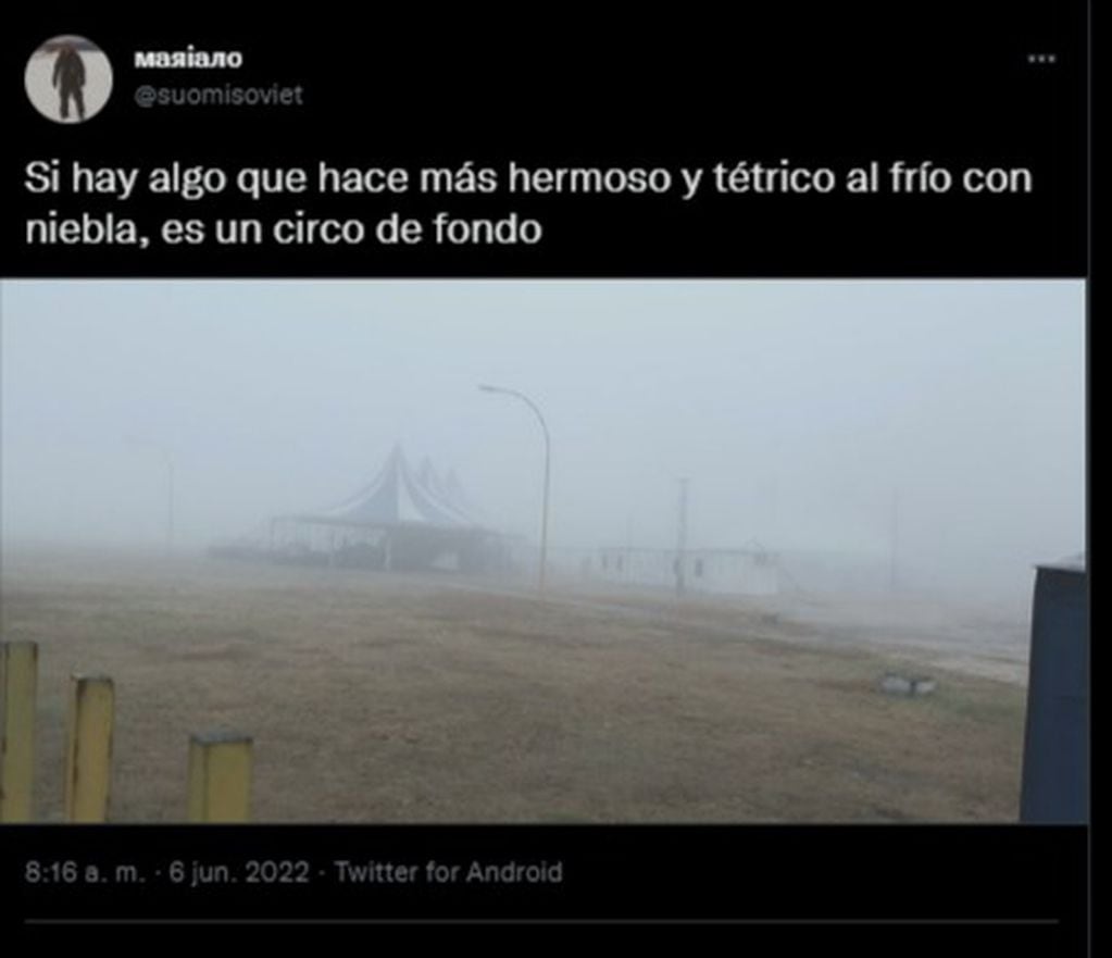 Las reacciones en las redes sociales de los usuarios por la niebla en Buenos Aires