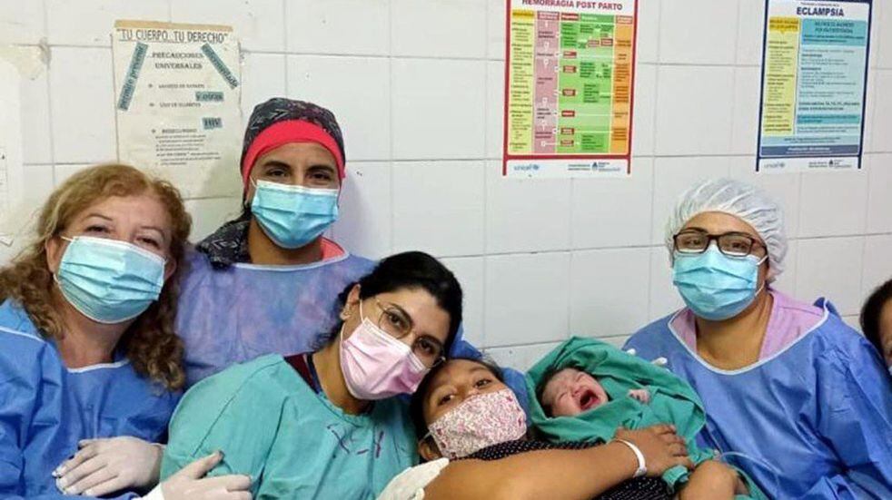 Teresita, la primera beba del 2022 nació en Santiago del Estero