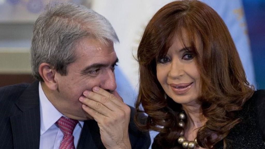 Aníbal Fernández y Cristina Kirchner (Web)
