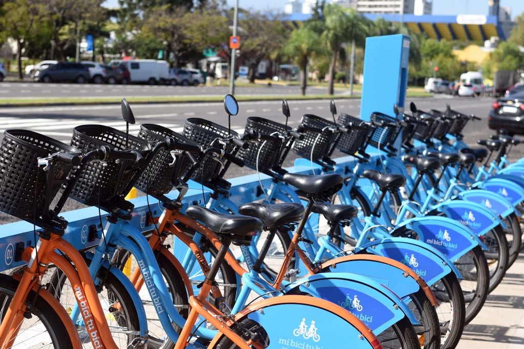 Nuevas estaciones de bicicletas públicas de Rosario. (Municipalidad de Rosario)