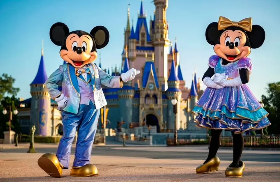 Personajes de Mickey y Minnie Mouse en Walt Disney World.