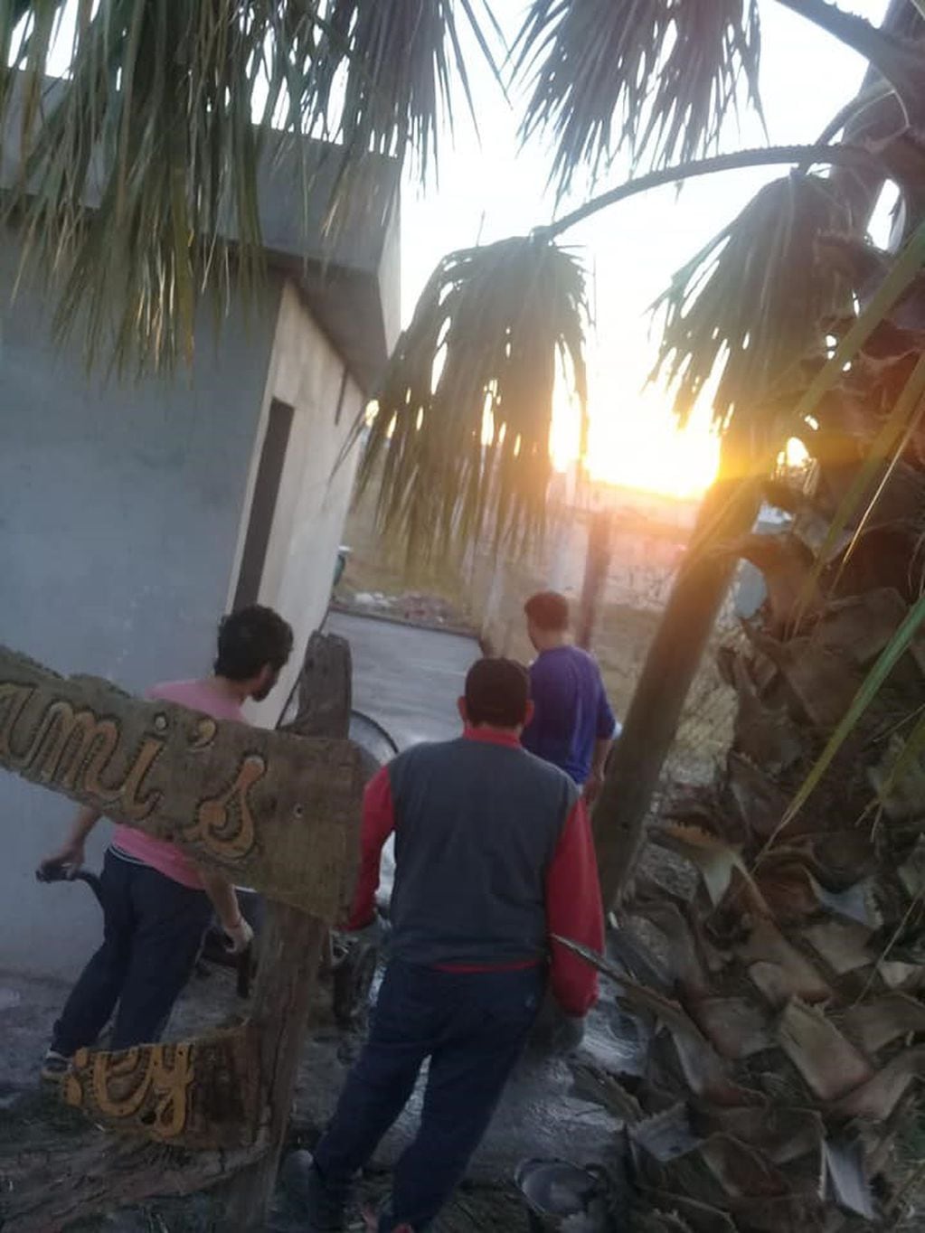 Obras en Centro Vecinal San Miguel en Arroyito