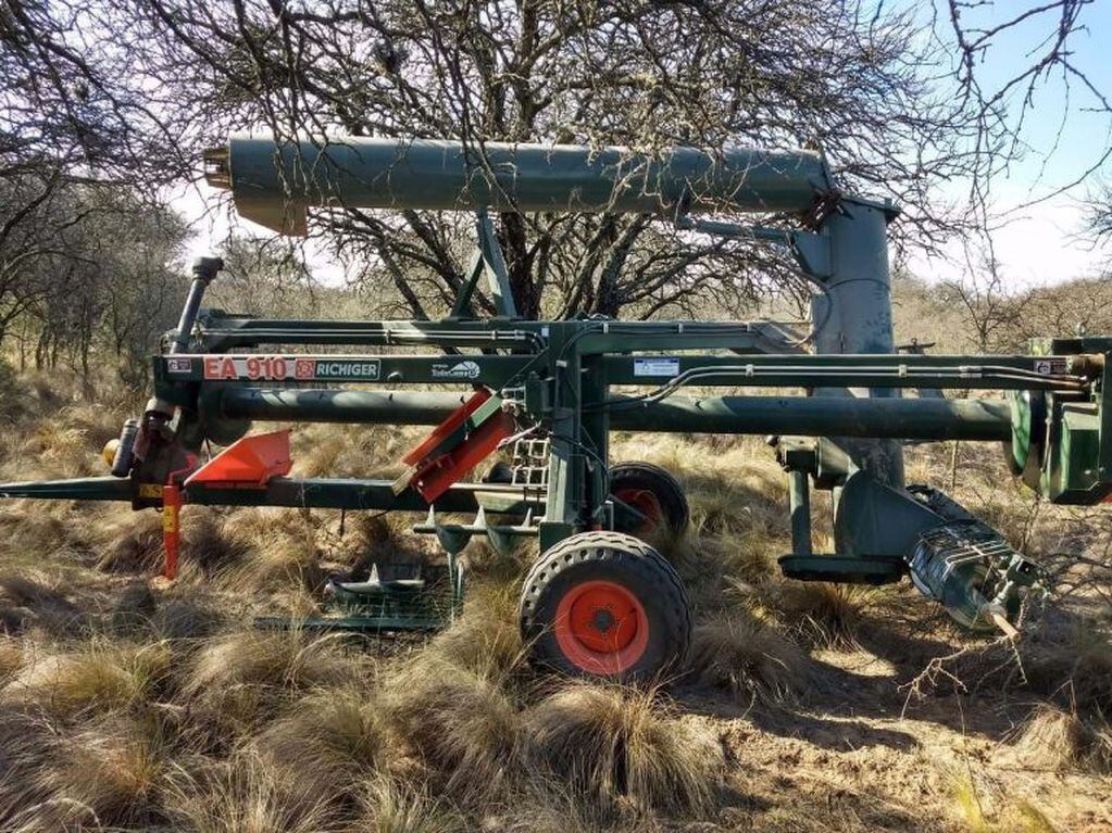 Robaron una maquina agrícola de 600 mil pesos