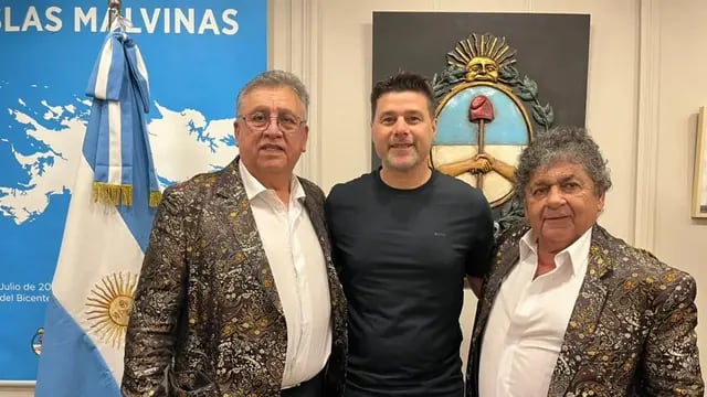 Mauricio Pochettino con Los Palmeras