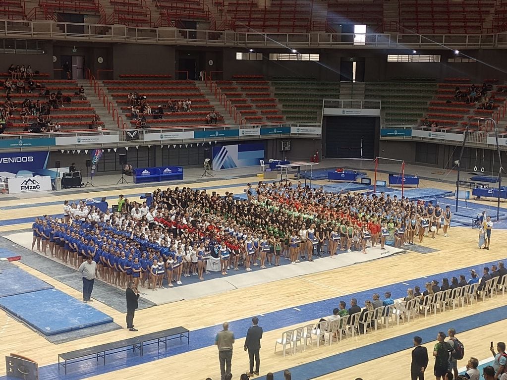 Fueron 1400 gimnastas en el Nacional Federativo de gimnasia artística.