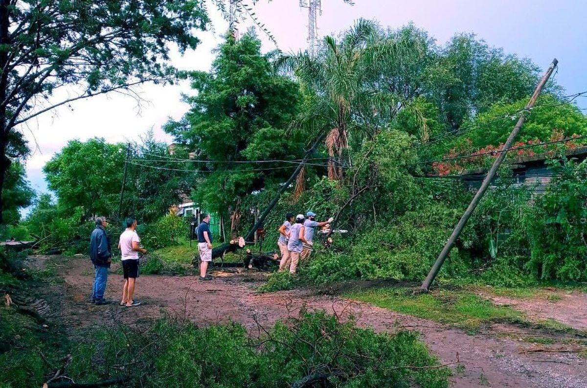 Saldán y Río Ceballos registraron inconvenientes tras la tormenta en Córdoba