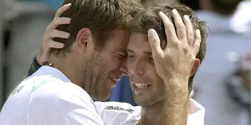 Del Potro y Delbonis