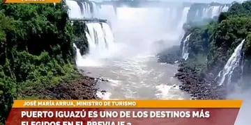Cataratas del Iguazú entre los destinos turísticos más elegidos