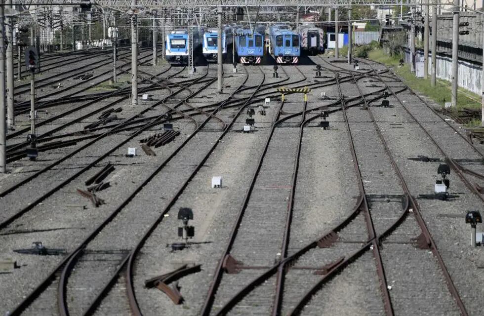 Este lunes habrá paro de trenes. Foto: AFP
