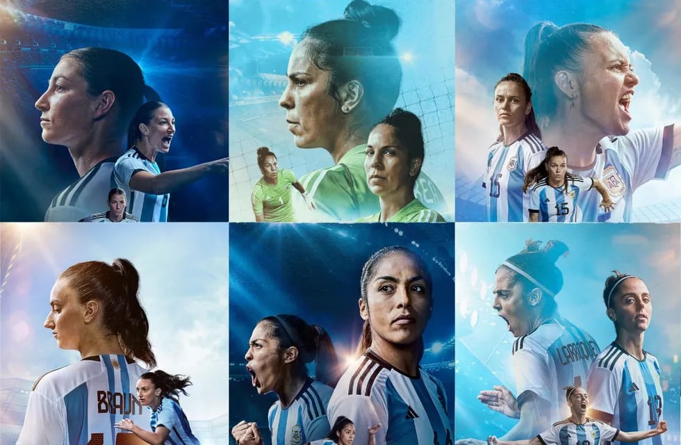 Primer poster de la Selección Femenina de Fútbol
