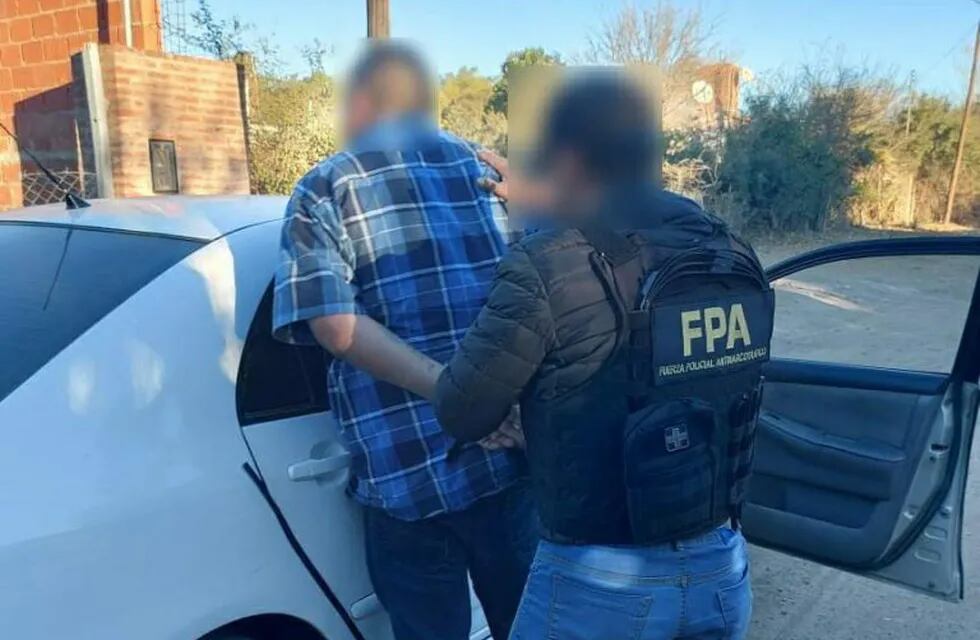 Detención en Capilla del Monte de un presunto integrante de una "banda narco". (Foto: Ministerio Público Fiscal).