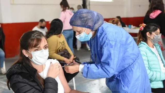 vacunación en Rafaela