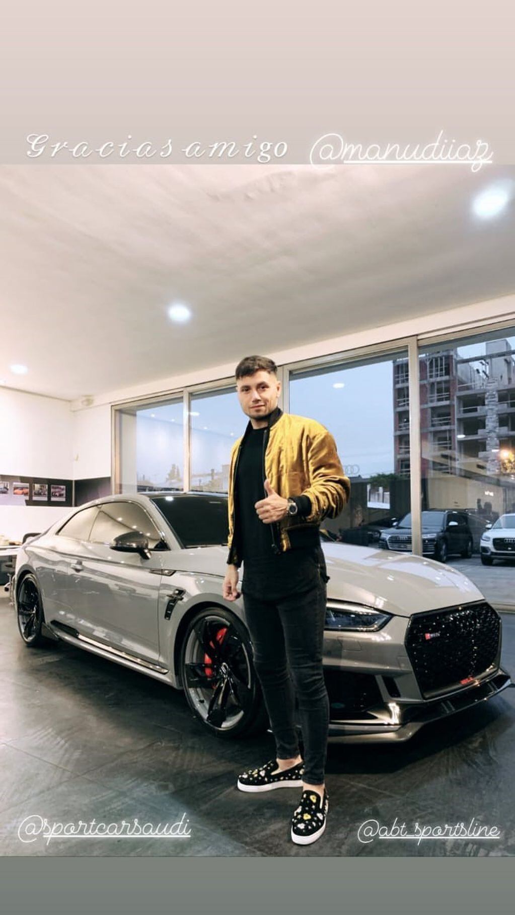 Impresionante: Mauro Zárate mostró las fotos de su nuevo auto (Fotos: Instagram)