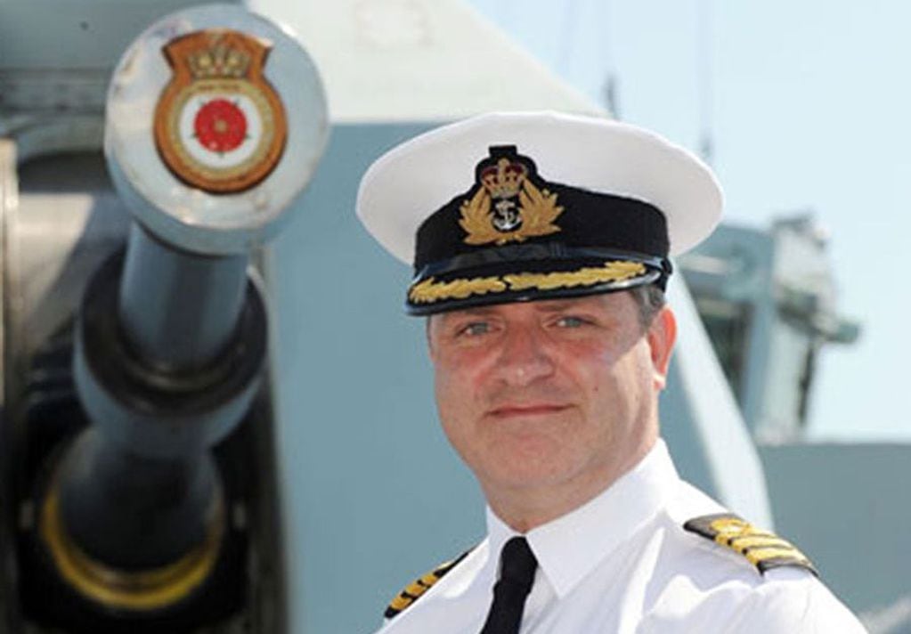 Jonathan Lett, Comandante de las Fuerzas Británicas en el Atlántico Sur.