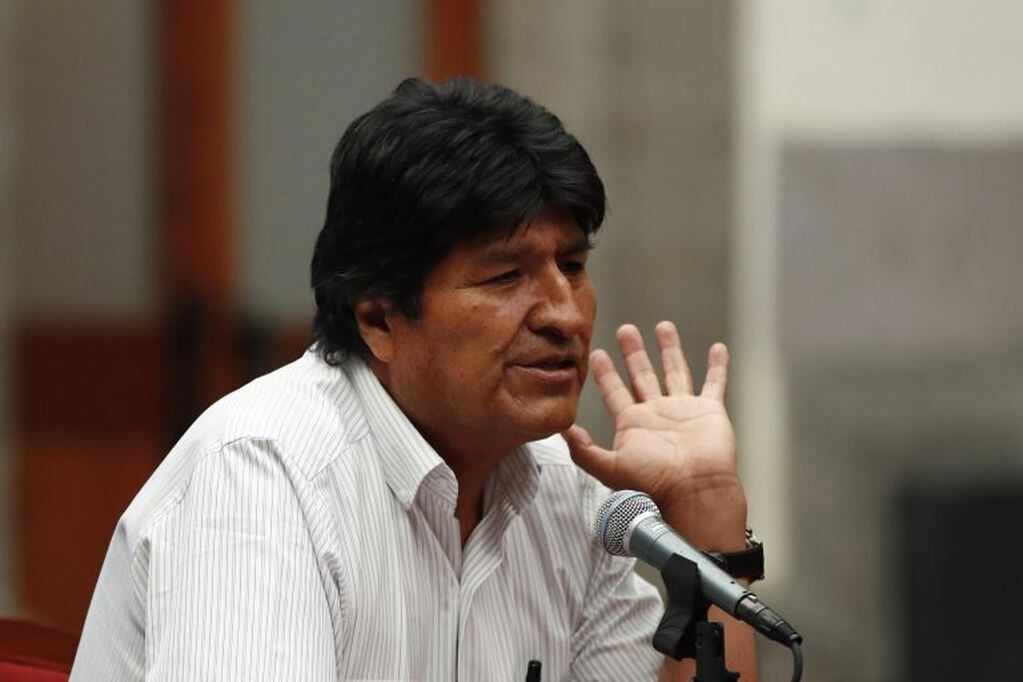 Presidente exiliado Evo Morales