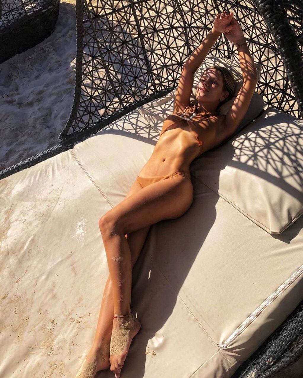 Laurita Fernández disfrtuando de sus vacaciones (Foto: Instagram)