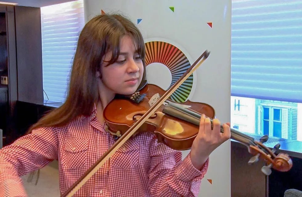 Violinista fueguina participa de clases magistrales en Buenos Aires