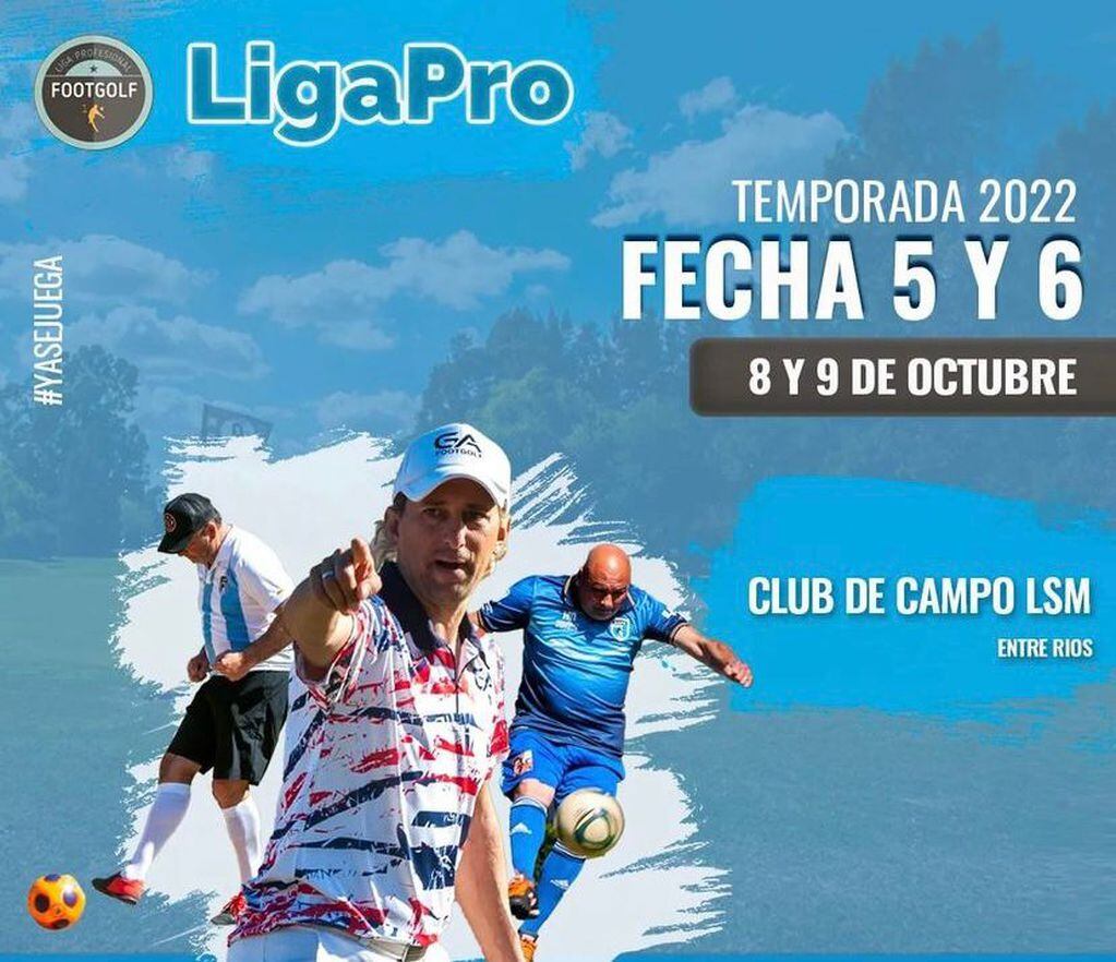 Footgolf: Entre Ríos será sede de la doble fecha de la Liga Profesional.