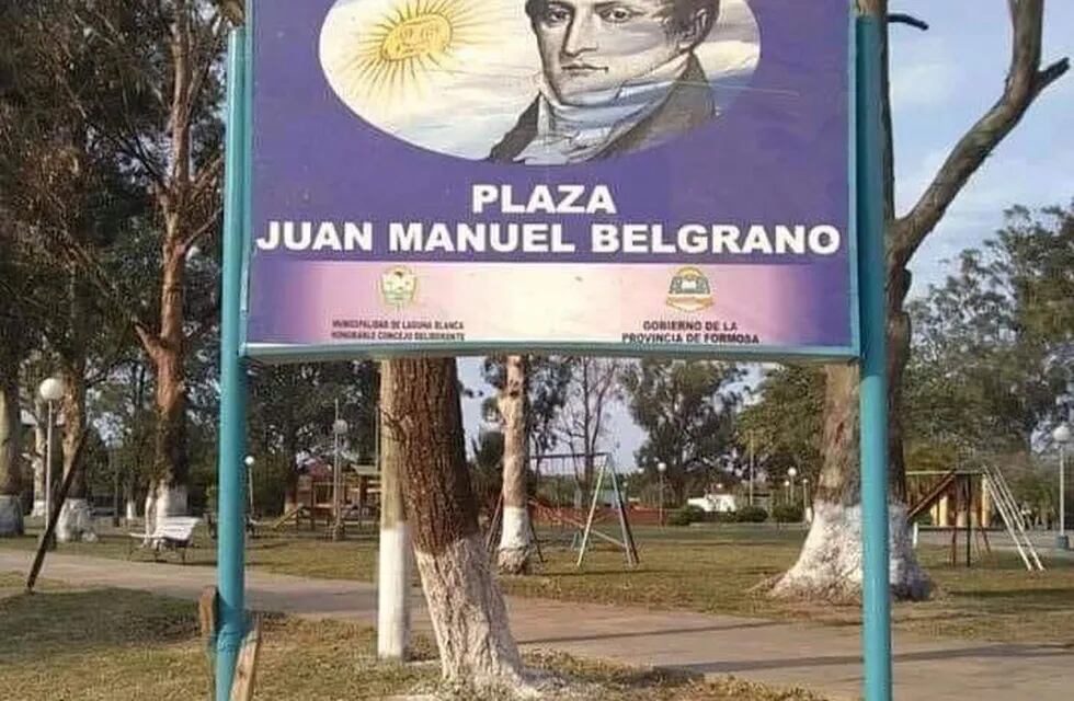 Bautizaron la plaza y rebautizaron al General Belgrano