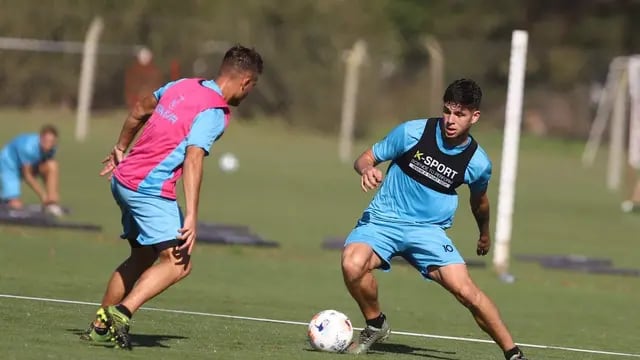 Bruno Zapelli entrenamiento de Belgrano