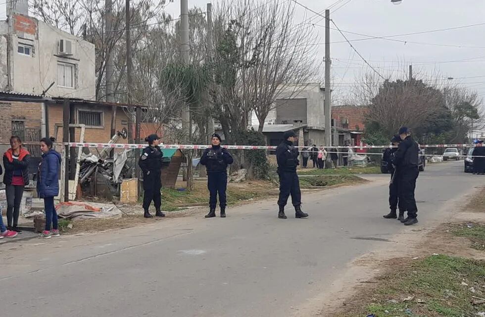 Crimen en ocasión de robo en barrio Triángulo