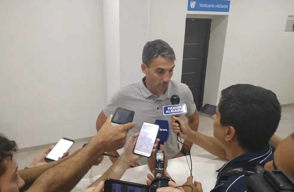 Juan Pablo Vojvoda. DT de Talleres.