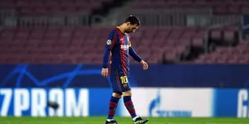 ¿La última imagen de Messi en el Camp Nou por Champions?