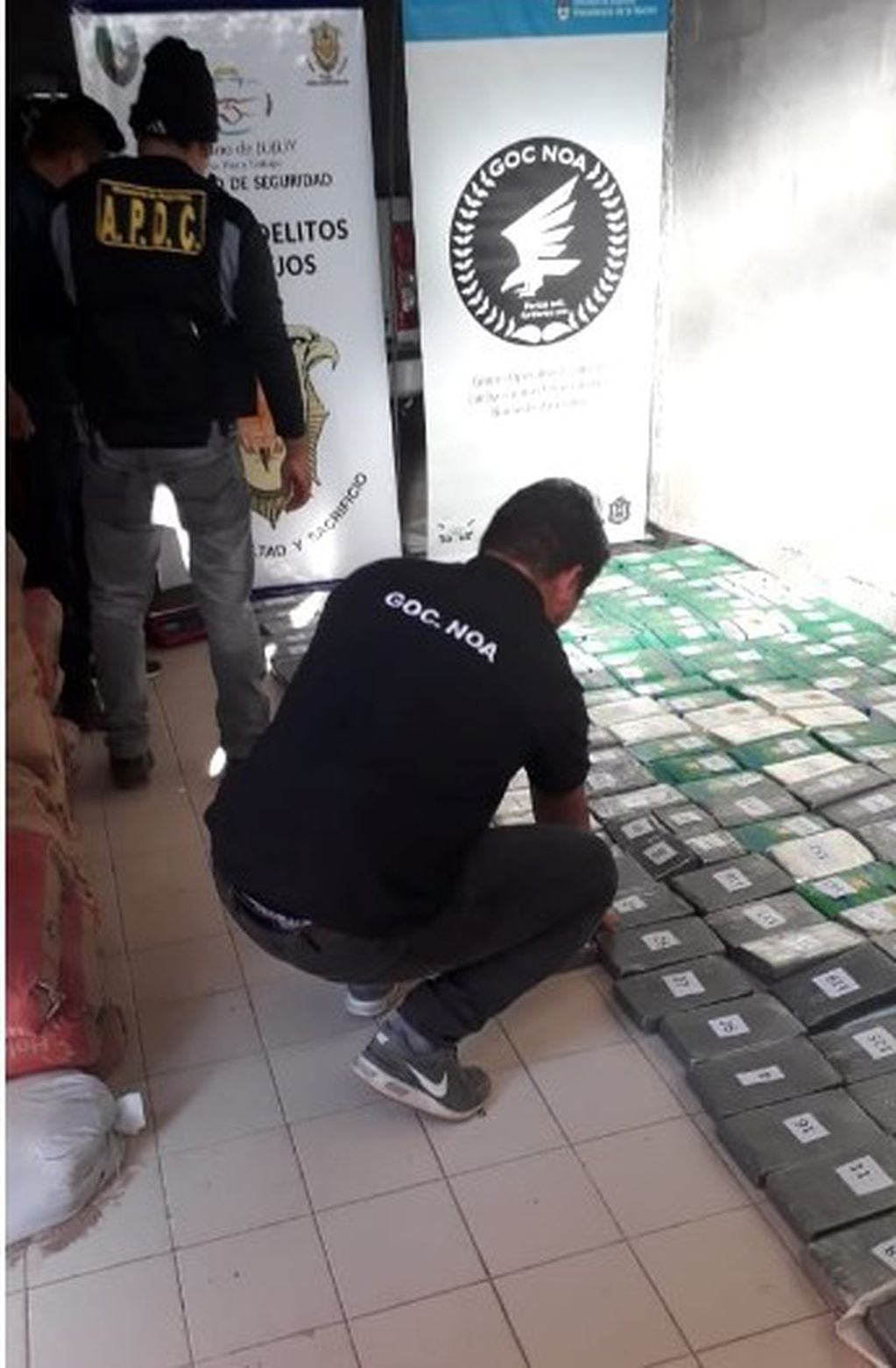 La droga hallada fue valuada en 120 millones de pesos y dos mujeres fueron detenidas.