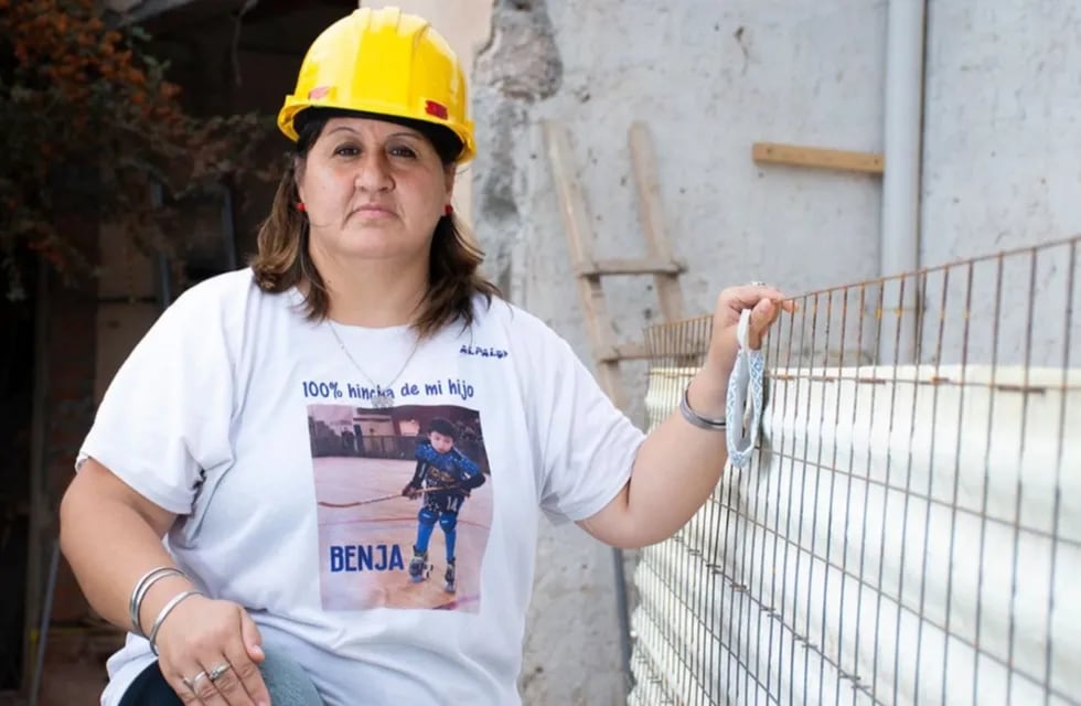 Sandra preside una cooperativa de 12 trabajadores de la construcción.