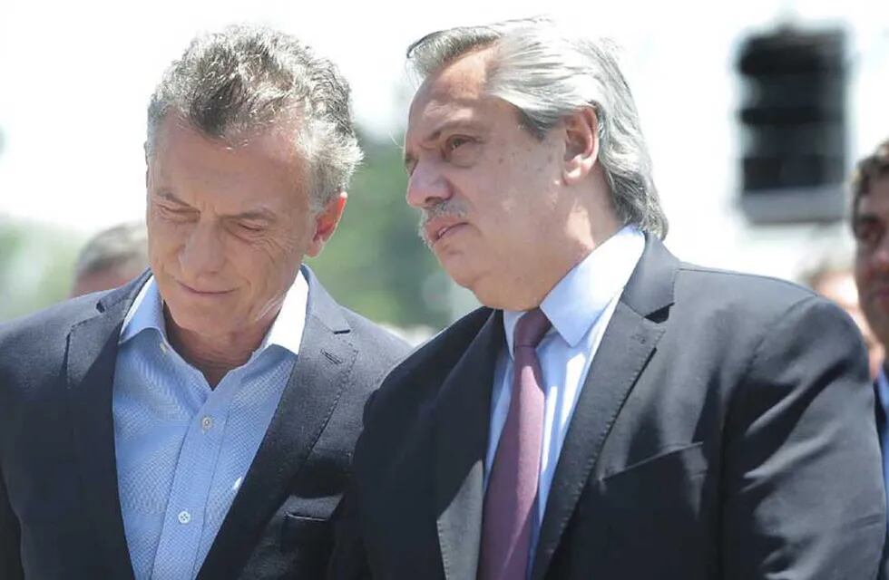 Mauricio Macri y Alberto Fernández, en una imagen de 2019.