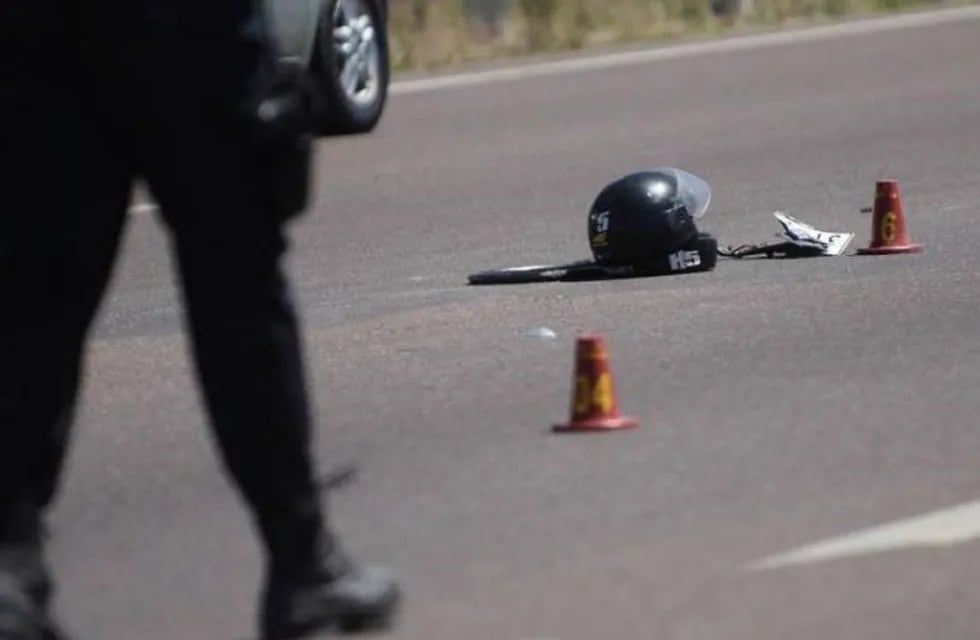 Accidente de una moto en Tupungato. /Imagen ilustrativa- Los Andes
