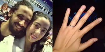 Cordobés le propuso casamiento a su novia durante el show de Nicki Nicole