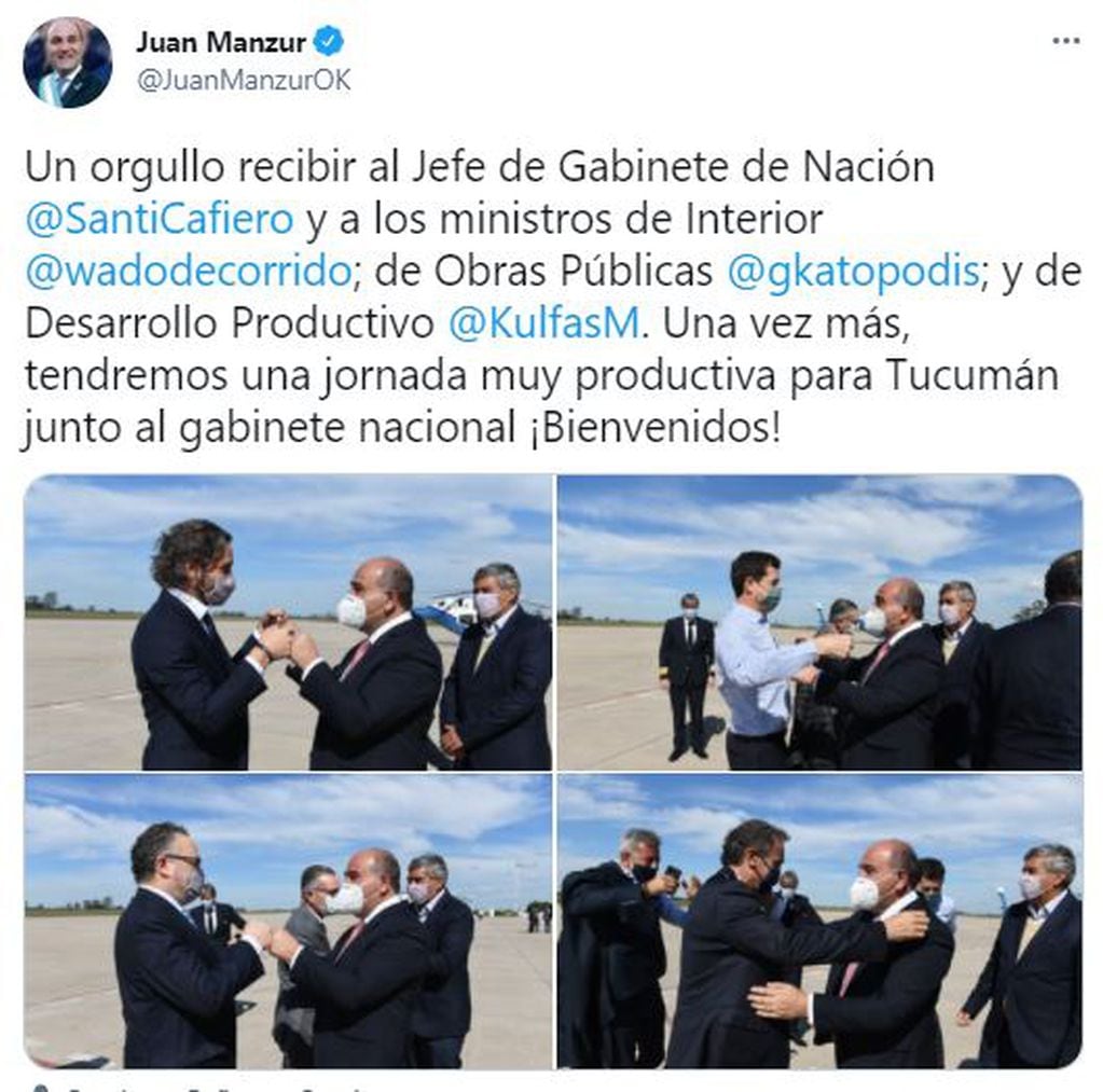 Cuatro ministros nacionales visitaron Tucumán.