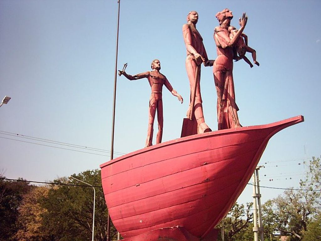 Escultura ubicada en la ciudad de Resistencia, Chaco (Web)