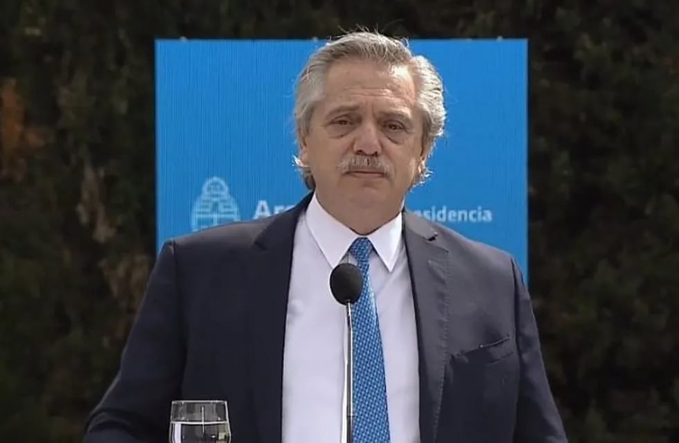 Alberto Fernández anunció un programa de fortalecimiento de seguridad (Foto: captura video)